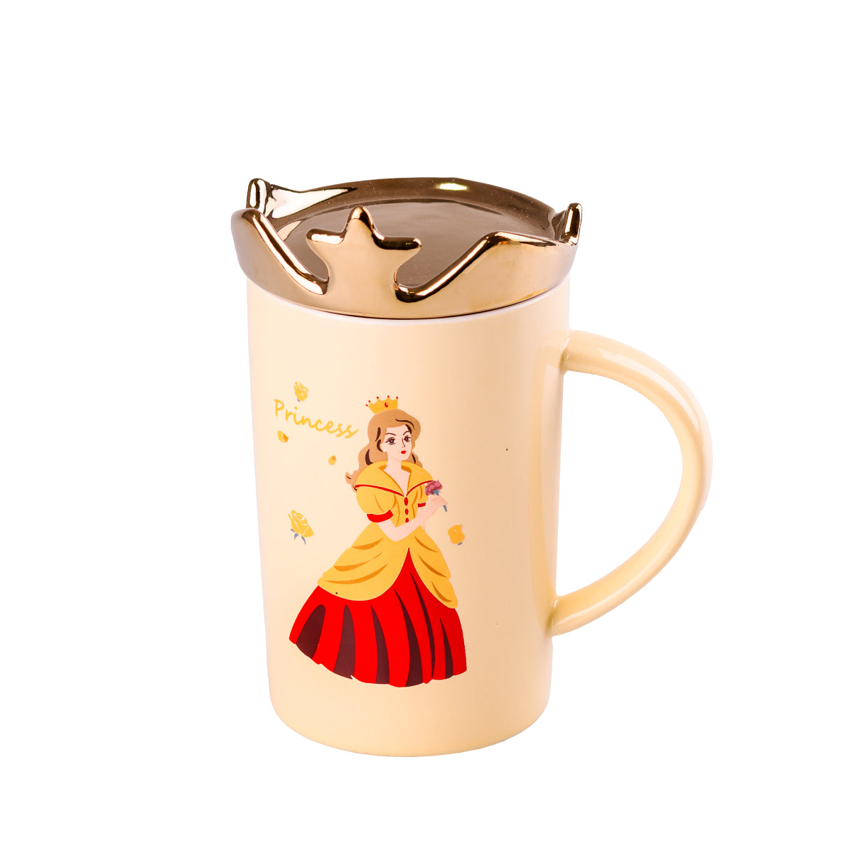 Чашка керамічна 400 мл Princess з кришкою
