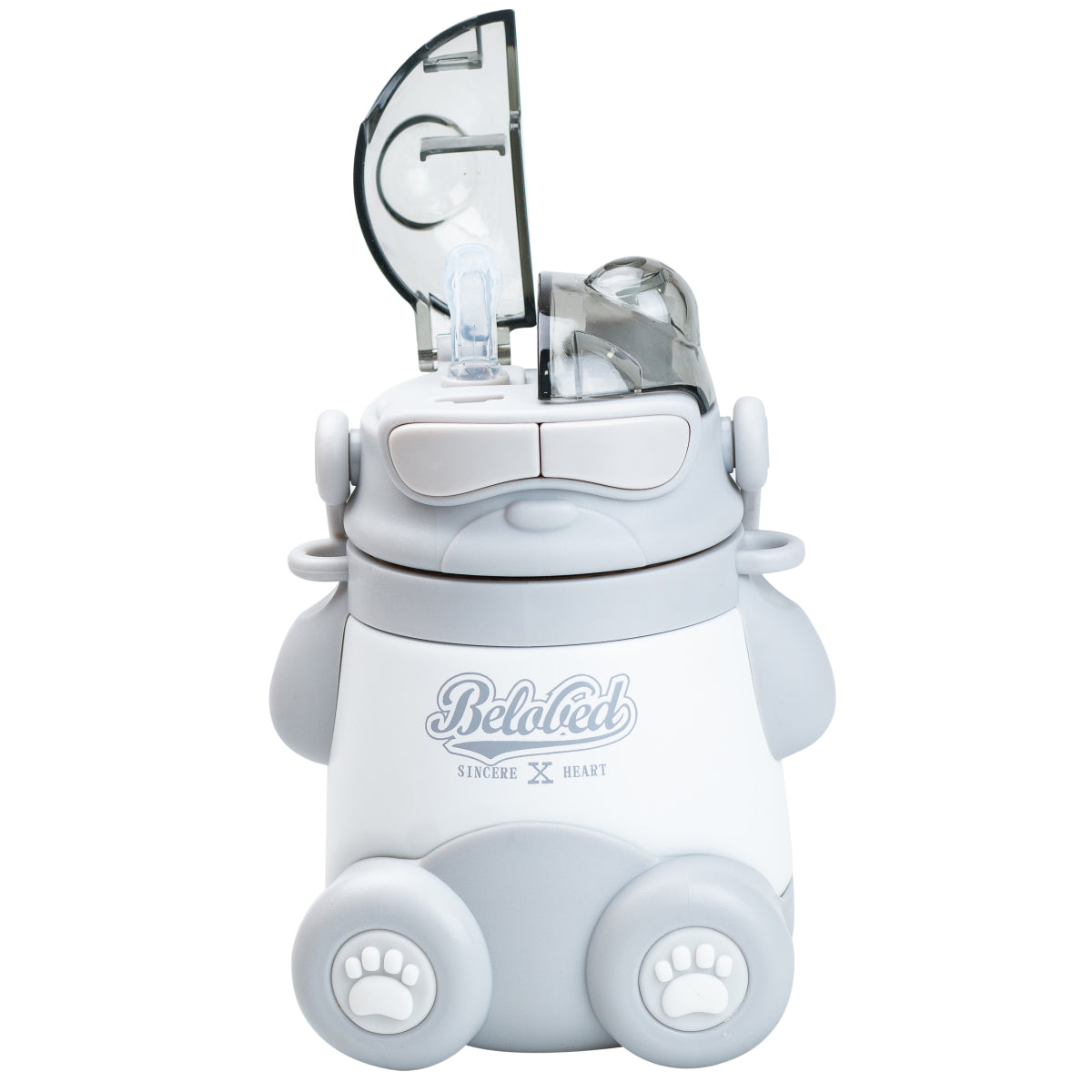 Термос дитячий 550 мл з трубочкою та мундштуком