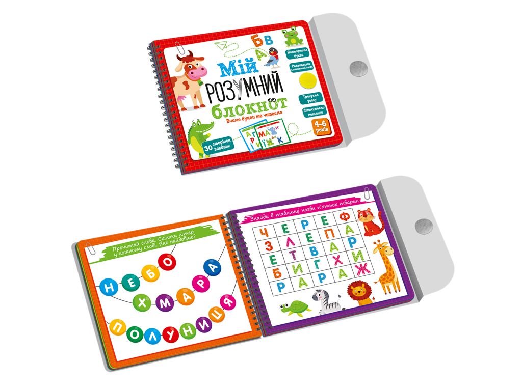 КНИГА "МІЙ РОЗУМНИЙ БЛОКНОТ: ЛОГІКА ДЛЯ МАЛЮКІВ"