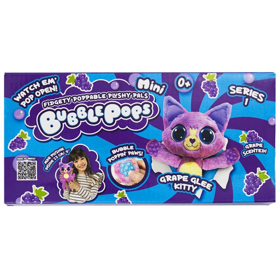 М’ЯКА ІГРАШКА З АРОМАТОМ МІНІ "ВИНОГРАДНЕ КОШЕНЯ" (20 СМ) BUBBLE POPS