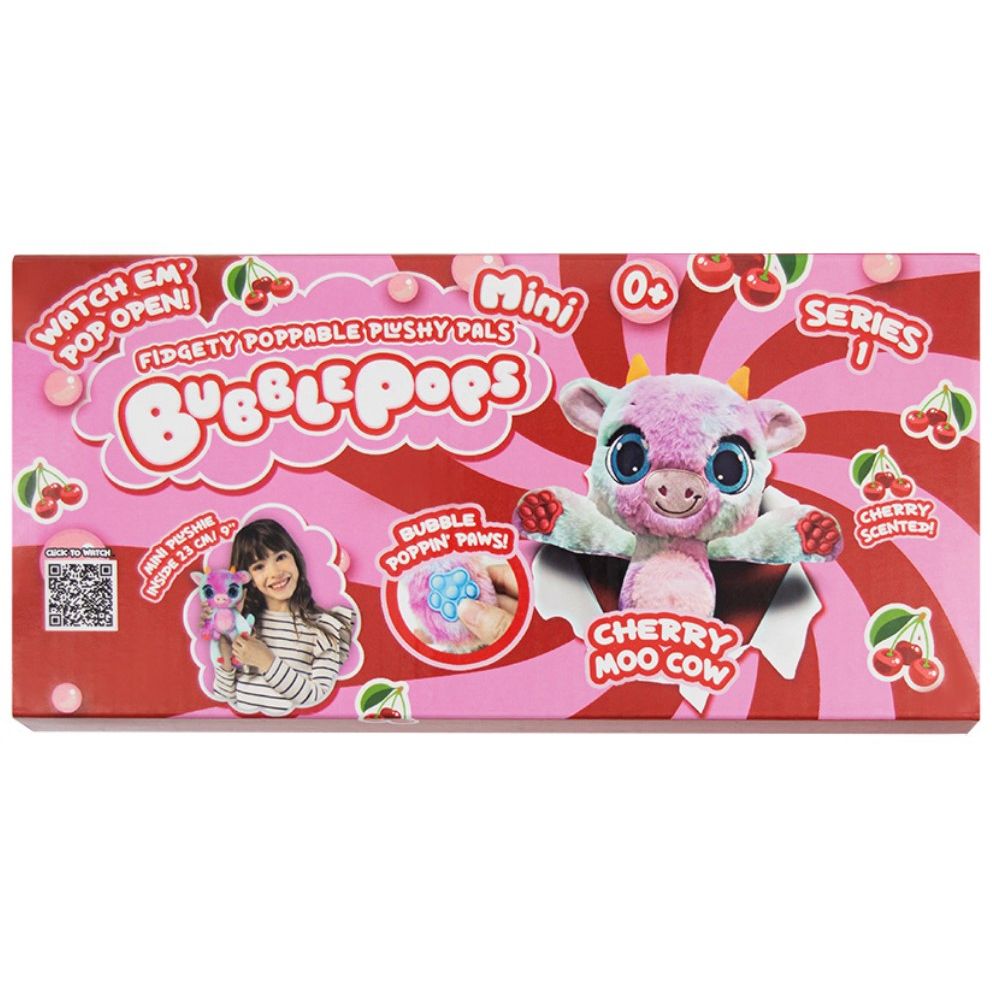 М’ЯКА ІГРАШКА З АРОМАТОМ МІНІ "ВИШНЕВА КОРІВКА" (20 СМ) BUBBLE POPS