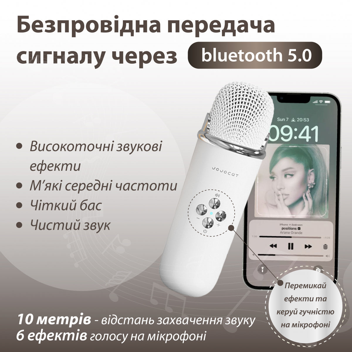 Портативна колонка з мікрофоном Platinum C-20 BT/TF/USB/FM з вологозахистом 5 Вт