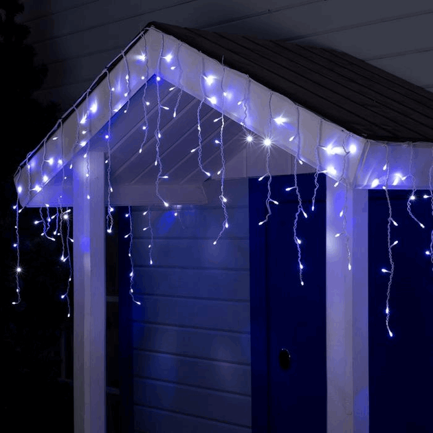 Новорічна гірлянда бахрома 120 LED