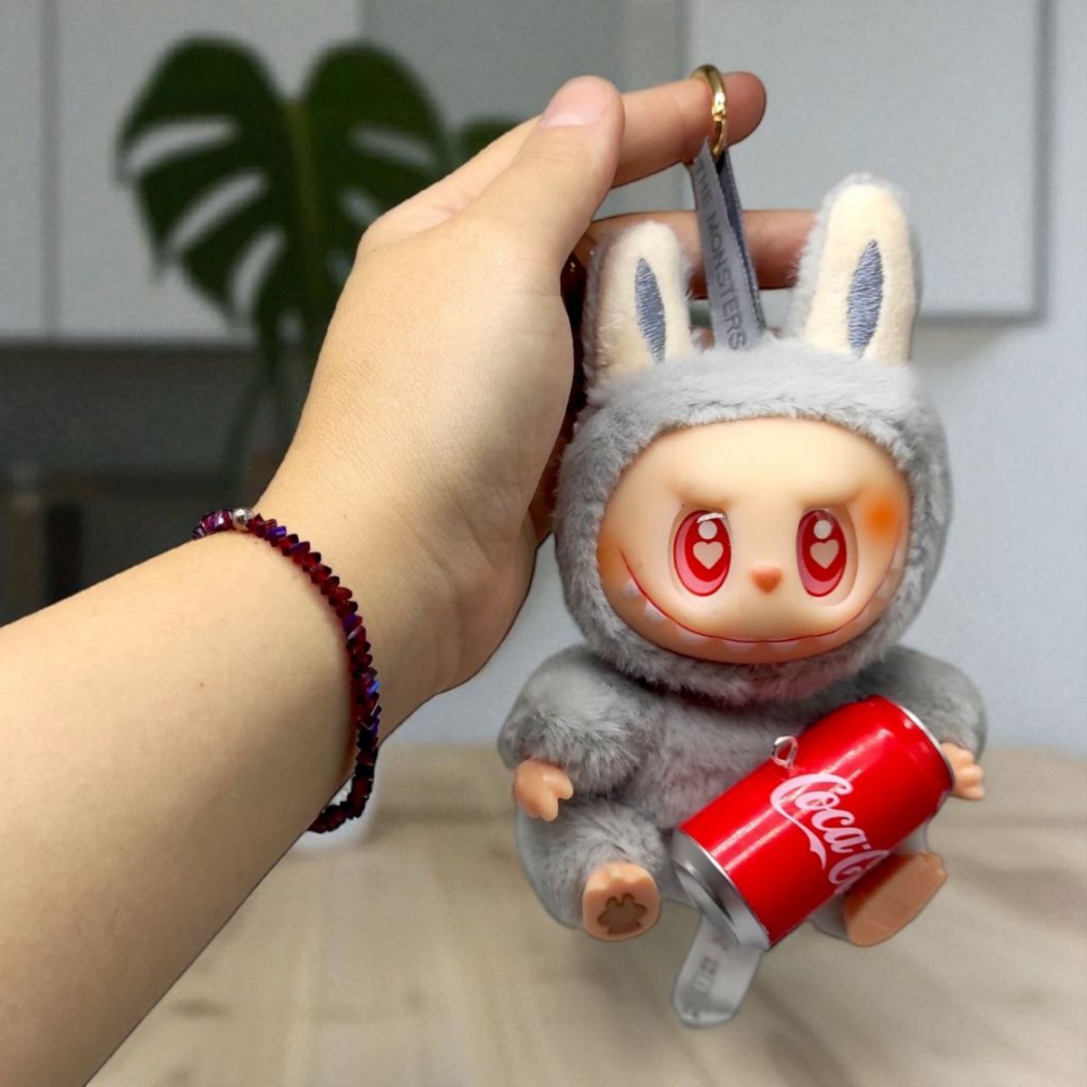М'яка іграшка Лабубу-2 Labubu Coca Cola 15 см у пакеті та подарунковій коробці