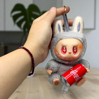 М'яка іграшка Лабубу-2 Labubu Coca Cola 15 см у пакеті та подарунковій коробці