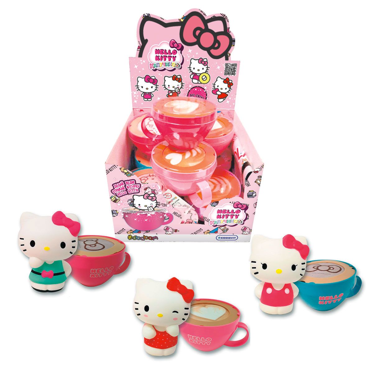 КОЛЕКЦІЙНА ФІГУРКА-СЮРПРИЗ "HELLO KITTY" (РОЖЕВИЙ) SBABAM