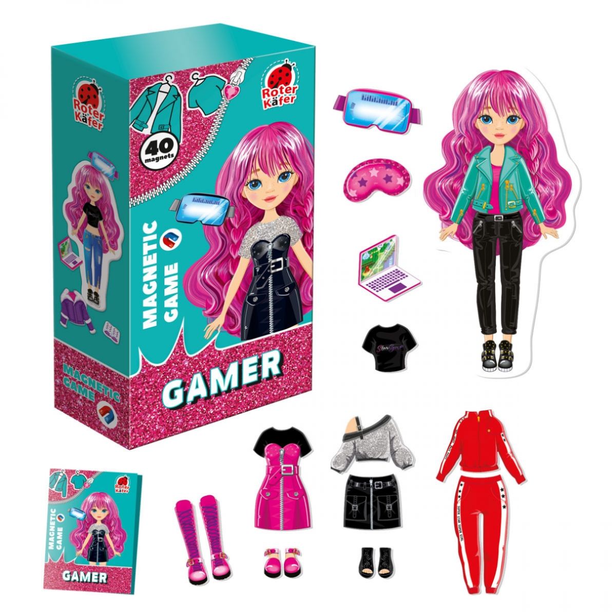 ГРА НАСТІЛЬНА ROTER KÄFER МАГНІТНА ОДЯГАЛКА. ГЕЙМЕР VLADI TOYS