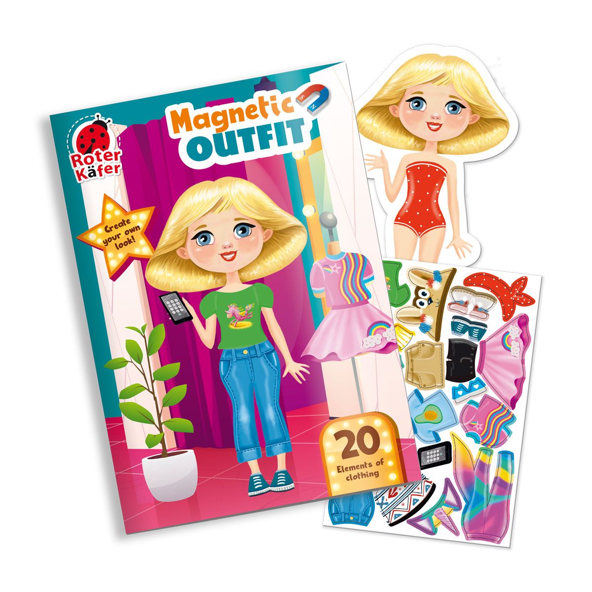 ГРА НАСТІЛЬНА ROTER KÄFER МАГНІТНА ОДЯГАЛКА VLADI TOYS