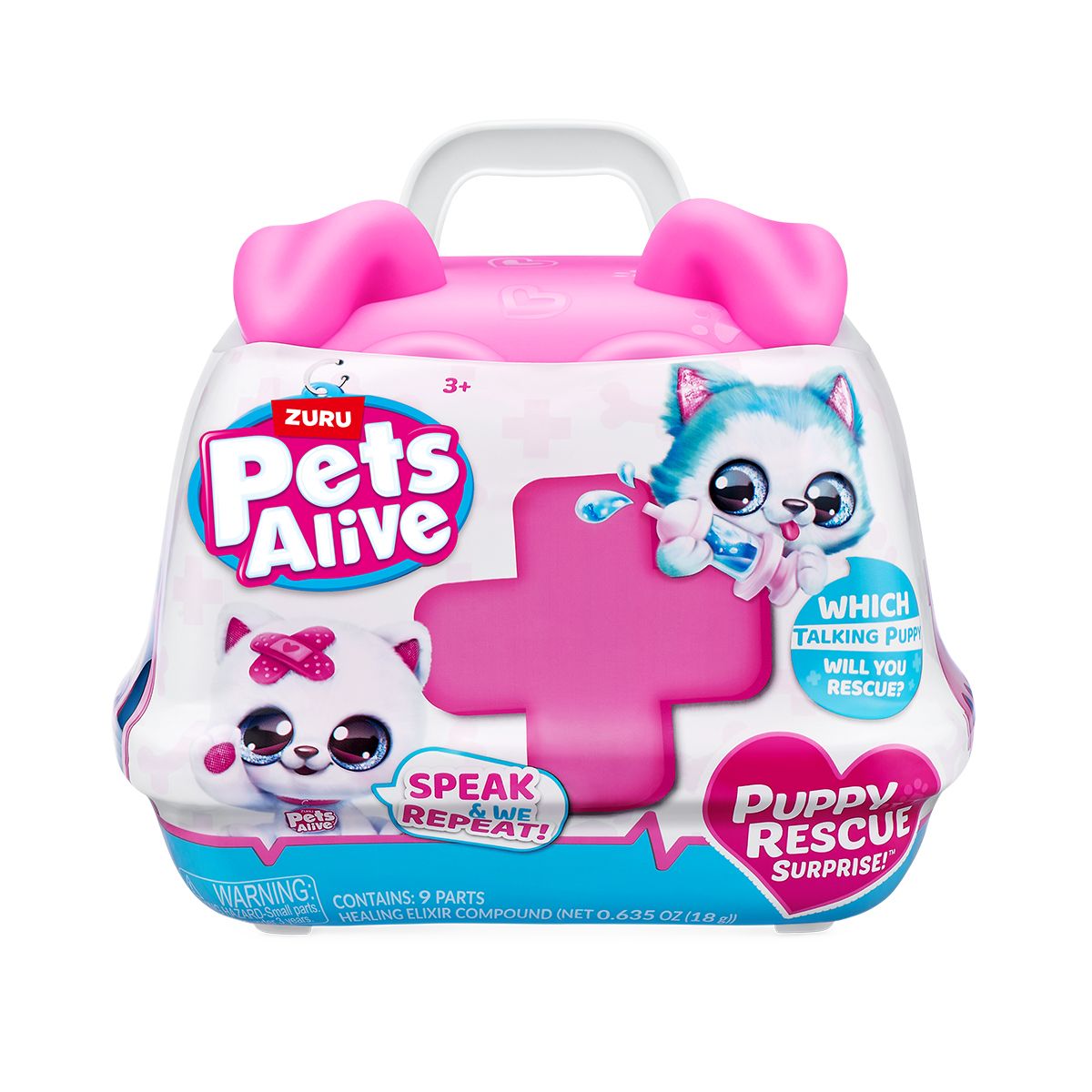 ІНТЕРАКТИВНИЙ ІГРОВИЙ НАБІР PETS ALIVE СЕРІЇ "PET SHOP SURPRISE" S3 – ПОВТОРЮШКА-ЛІКАР PETS AND ROBO ALIVE