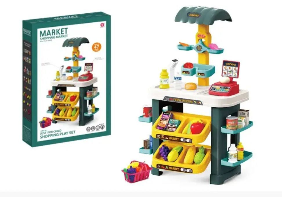 ІГРОВИЙ НАБІР "МАГАЗИН", 47 ЕЛЕМЕНТІВ BEI DI YUAN TOYS