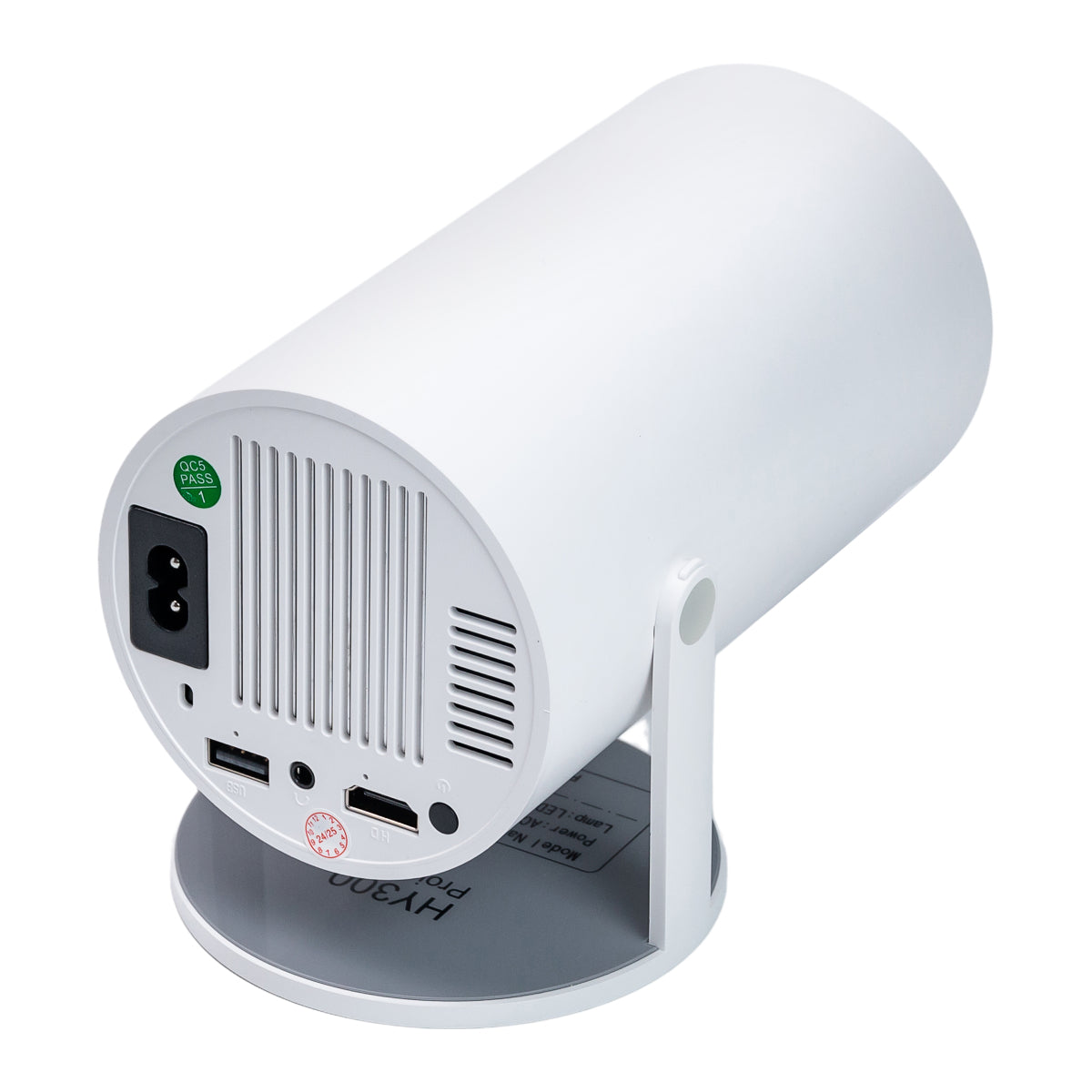 Проектор HY300 для дому 720p/Wi-Fi 6/BT 5.0 з регульованим кутом нахилу