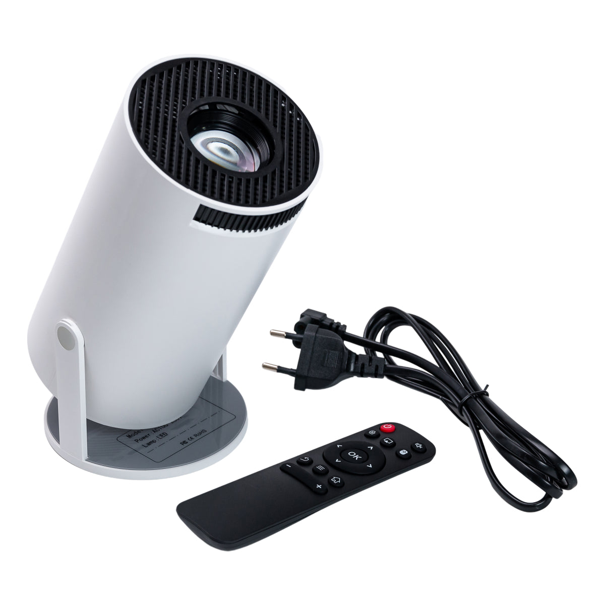 Проектор HY300 для дому 720p/Wi-Fi 6/BT 5.0 з регульованим кутом нахилу